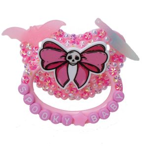 Spooky Baby Pink Adult Deco Pacifier