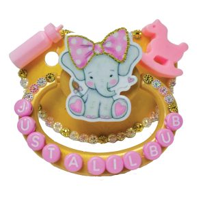 Just a Lil Bub Gold Adult Deco Pacifier